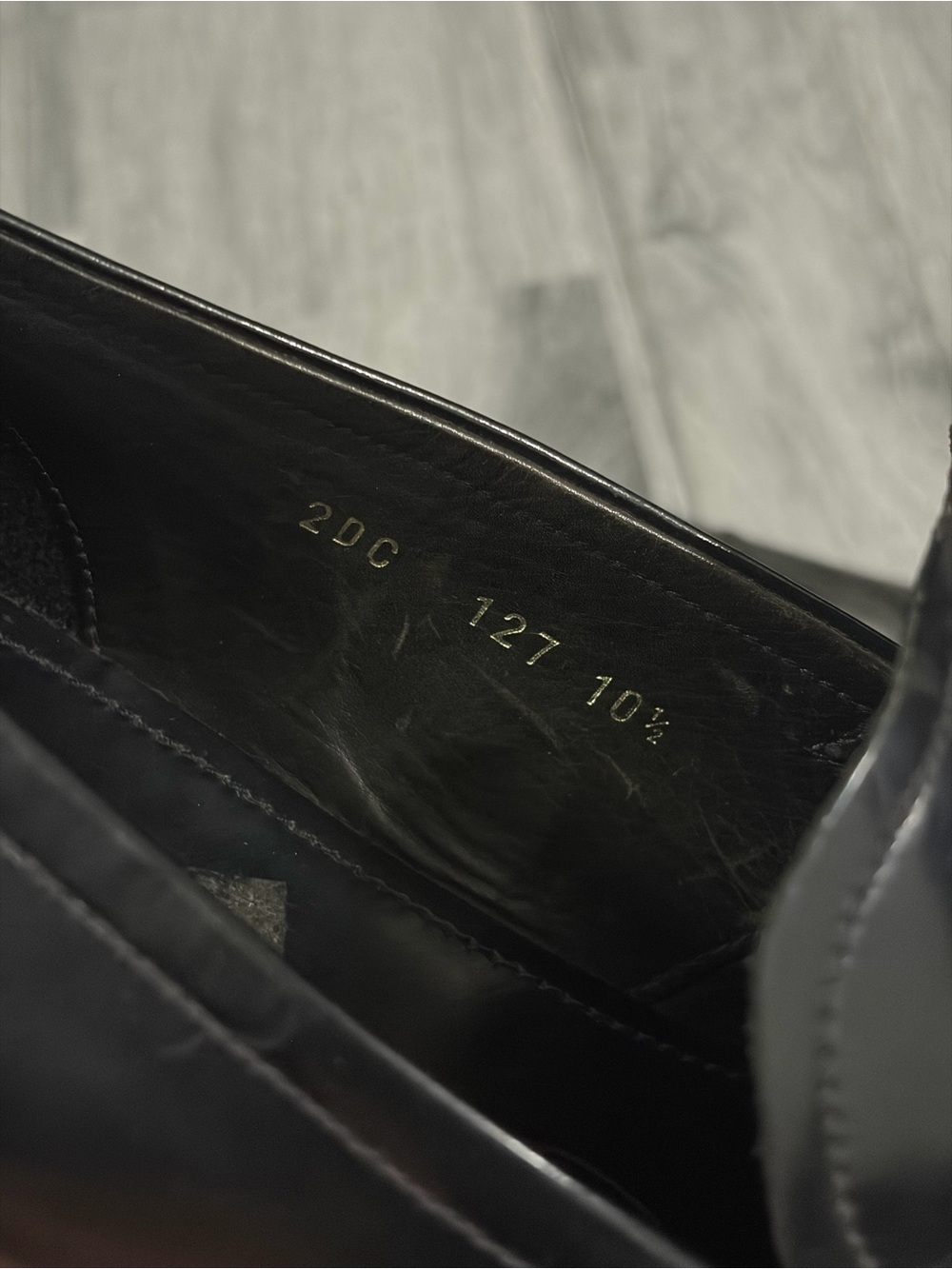 Prada Black Leather Penny Loafers - Picture 8 of 11